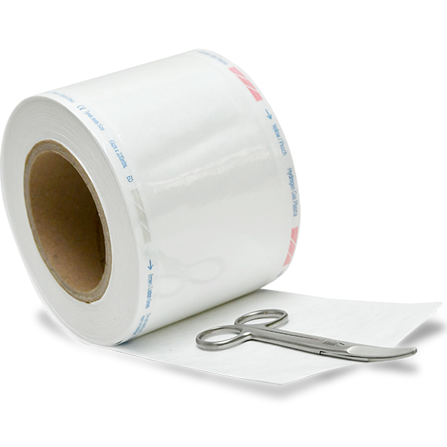 Tyvek Sterilization Rolls are suitable for hydrogen peroxide (H2O2) and ozone sterilization. They can be cut in required length and sealed with a sealing device to create ready to fill pouches.